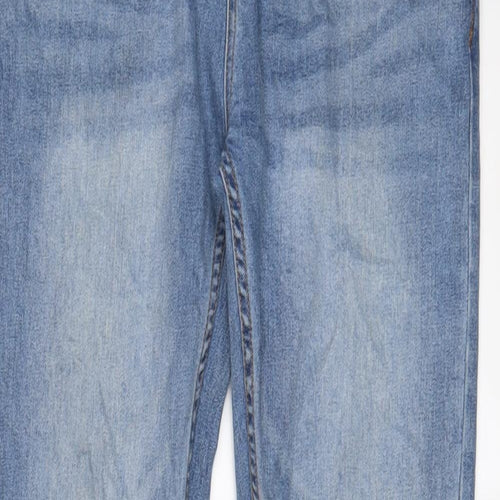 Denaz Womens Blue Cotton Skinny Jeans Size 30 in L30 in Regular Zip