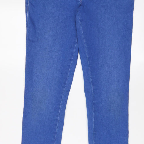 NEXT Womens Blue Cotton Jegging Jeans Size 12 L28 in Regular