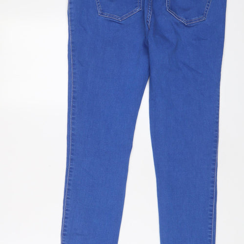 NEXT Womens Blue Cotton Jegging Jeans Size 12 L28 in Regular