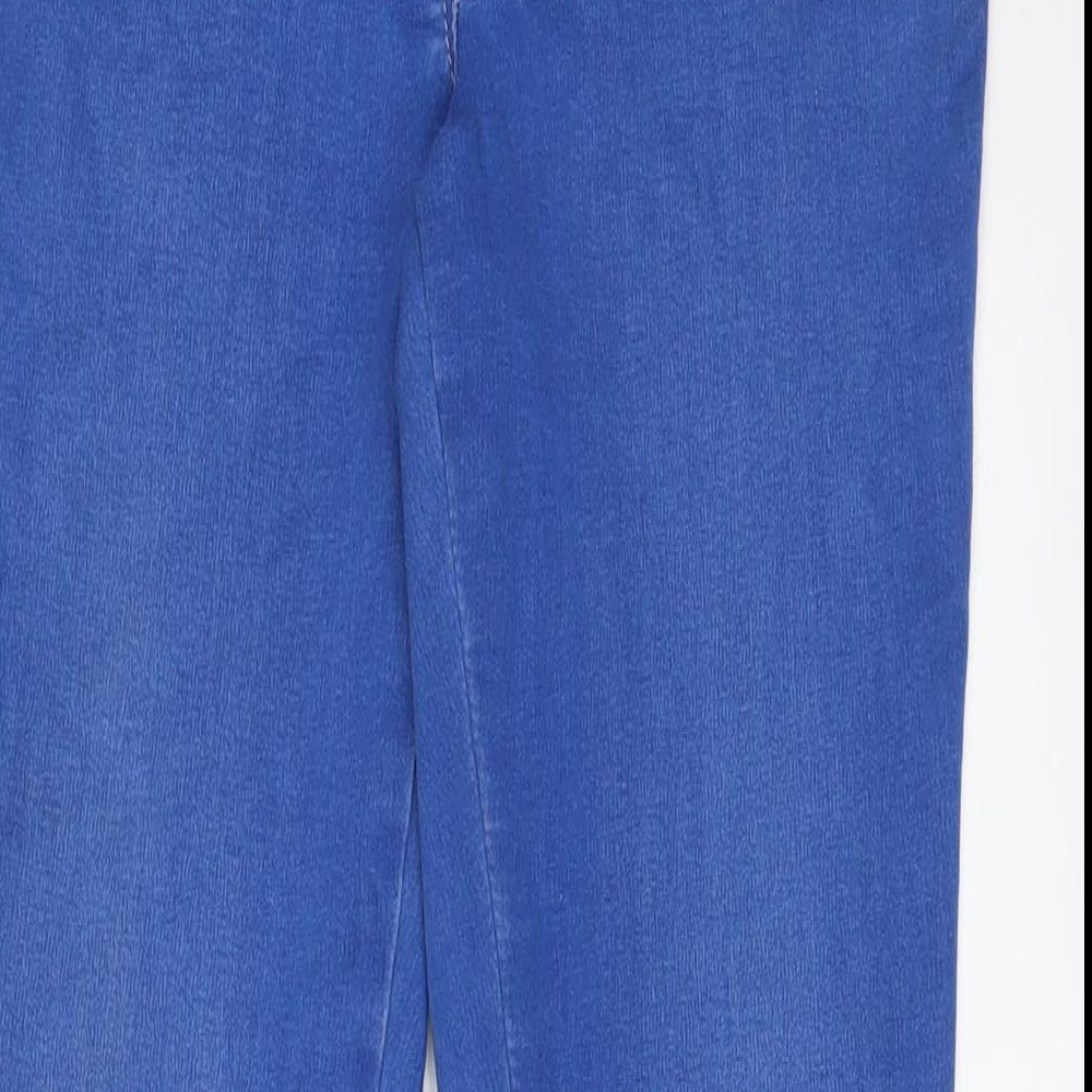 NEXT Womens Blue Cotton Jegging Jeans Size 12 L28 in Regular