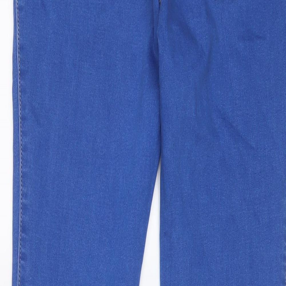 NEXT Womens Blue Cotton Jegging Jeans Size 12 L28 in Regular