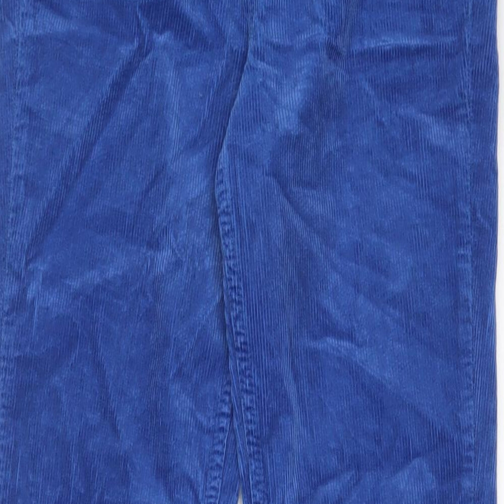 BDG Womens Blue Cotton Trousers Size 27 in L34 in Regular Zip