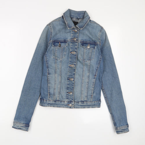 NEXT Womens Blue Jacket Size 6 Button