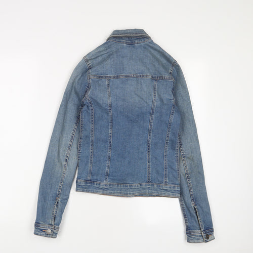 NEXT Womens Blue Jacket Size 6 Button