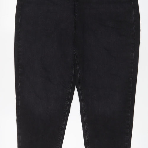 1884 Womens Black Cotton Tapered Jeans Size 32 in L27 in Regular Zip