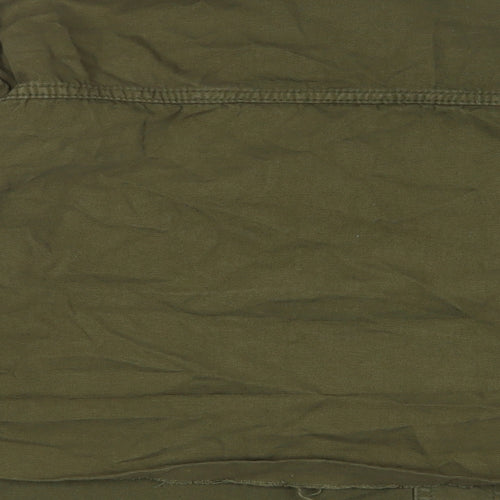 Topshop Womens Green Jacket Size M Button