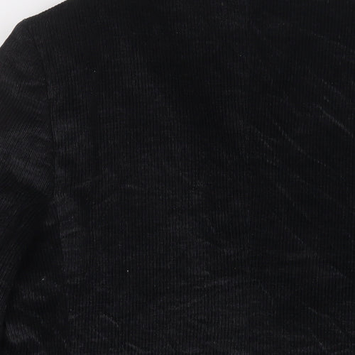 Moores Mens Black Polyester Jacket Suit Jacket Size 42 Regular