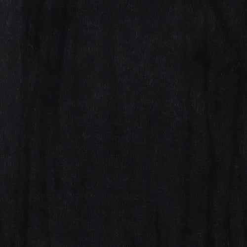 QED London Womens Black Polyester Jumper Dress Size M Roll Neck Pullover