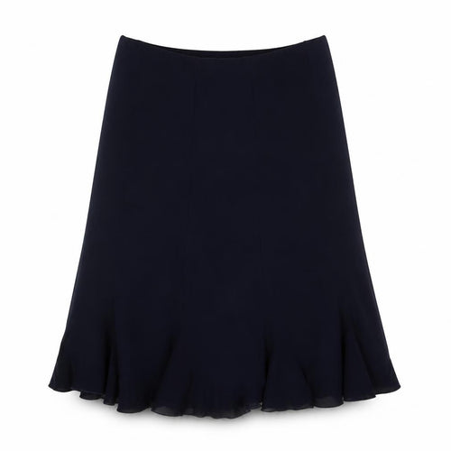 Saloos Womens Blue Polyester Trumpet Skirt Size L
