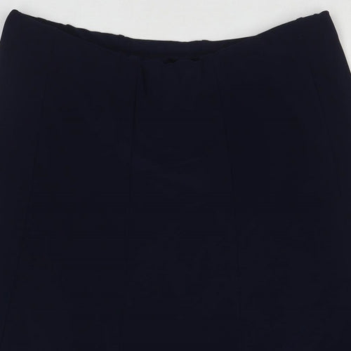 Saloos Womens Blue Polyester Trumpet Skirt Size L