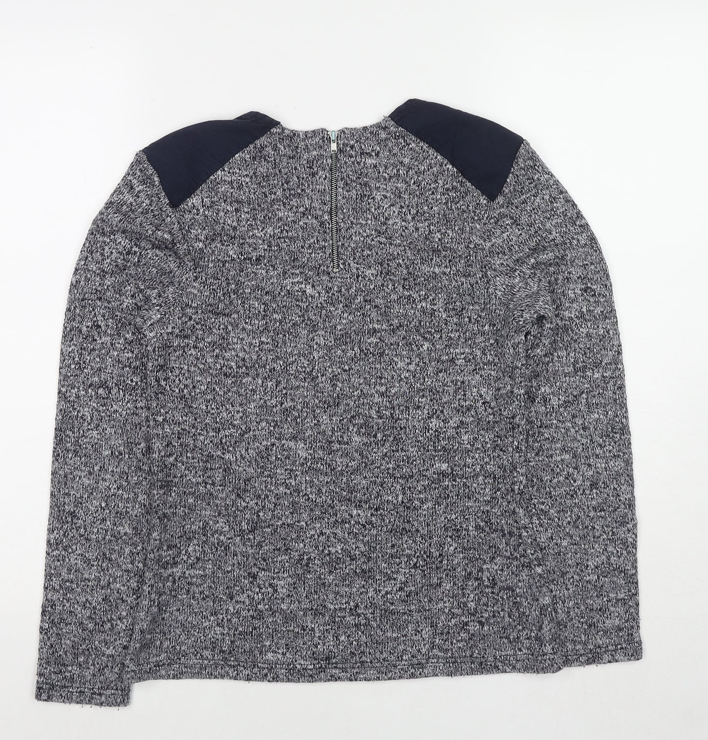 Whistles Womens Blue Round Neck Polyester Pullover Jumper Size 10