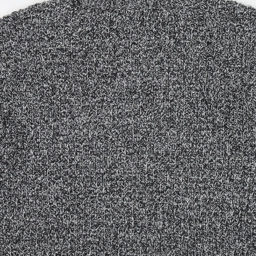 H&M Womens Black Roll Neck Acrylic Pullover Jumper Size S