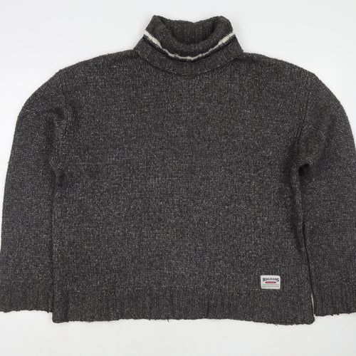 BDG Womens Grey Roll Neck Polyester Pullover Jumper Size L