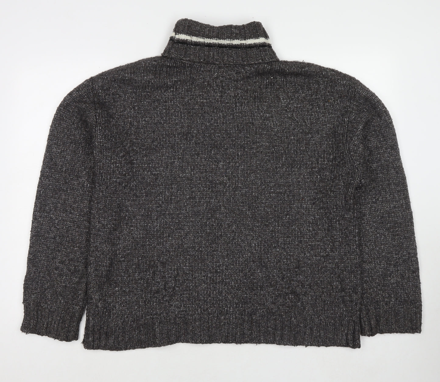 BDG Womens Grey Roll Neck Polyester Pullover Jumper Size L