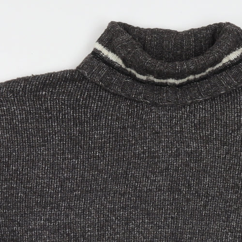 BDG Womens Grey Roll Neck Polyester Pullover Jumper Size L