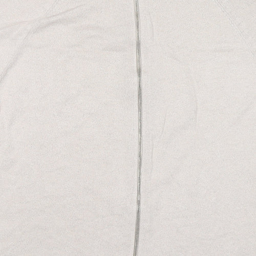 Warehouse Womens Ivory Round Neck Viscose Pullover Jumper Size 10