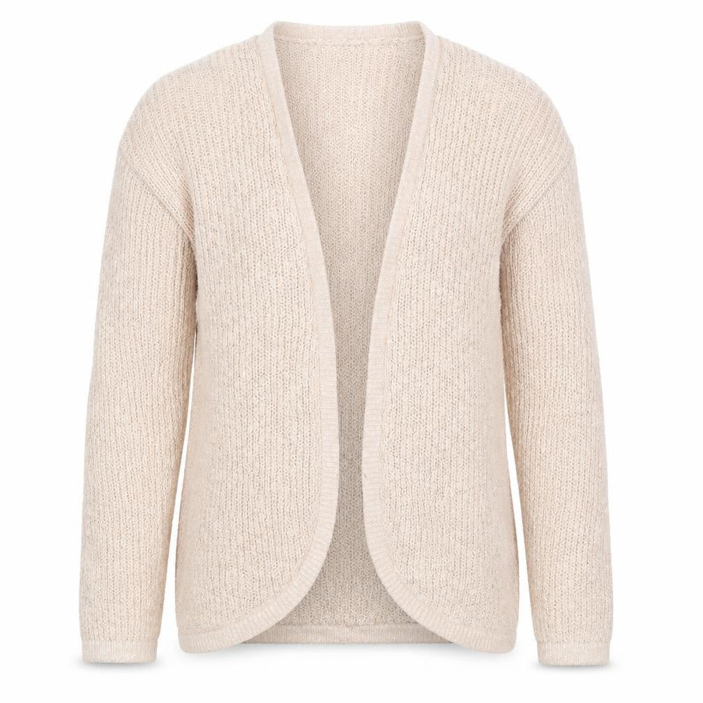 H&M Girls Beige V-Neck Cotton Cape Jumper Size 12-13 Years Pullover