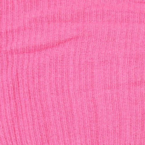 Whistles Womens Pink Mock Neck Acrylic Pullover Jumper Size S