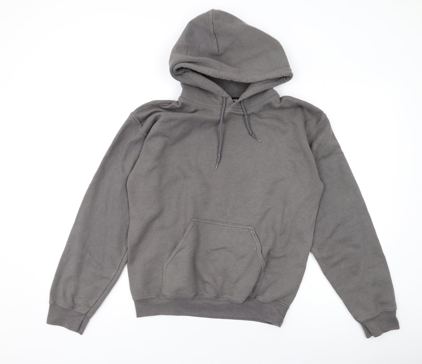 Missy Empire Womens Grey Cotton Pullover Hoodie Size 6 Pullover