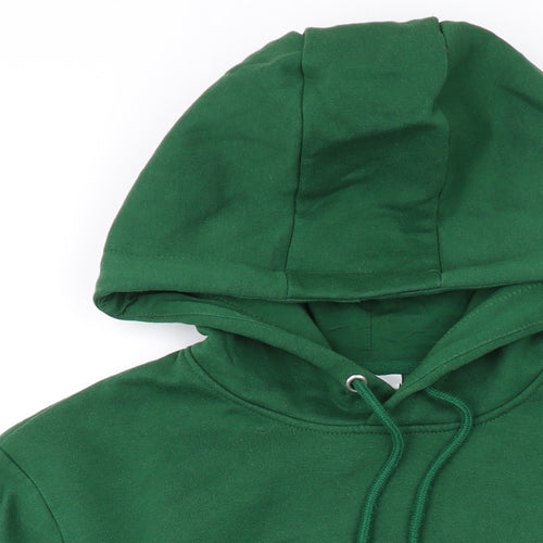 Garfield Mens Green Polyester Pullover Hoodie Size M - Christmas