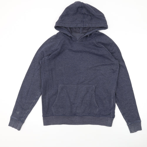 NEXT Womens Blue Cotton Pullover Hoodie Size 10 Pullover