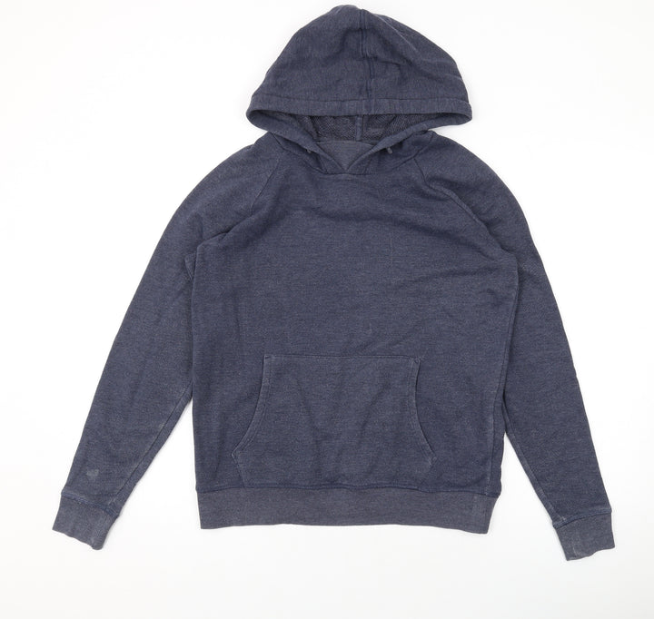 NEXT Womens Blue Cotton Pullover Hoodie Size 10 Pullover