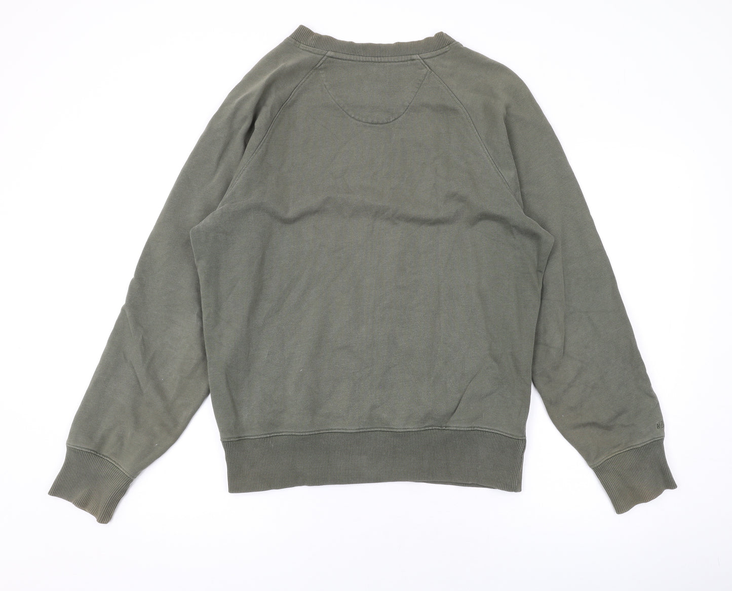 Realm & Empire Mens Green Cotton Pullover Sweatshirt Size S