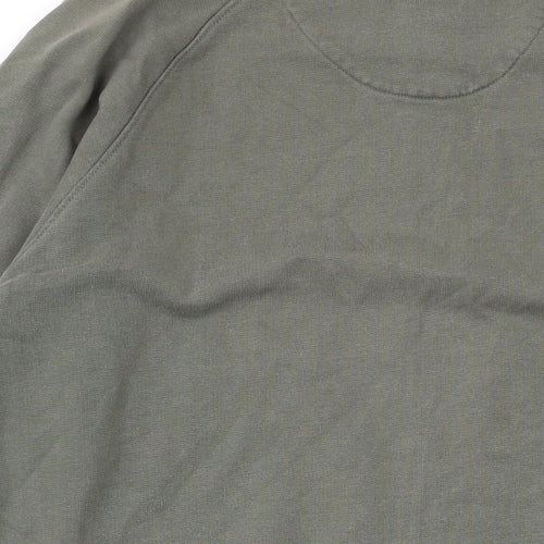 Realm & Empire Mens Green Cotton Pullover Sweatshirt Size S