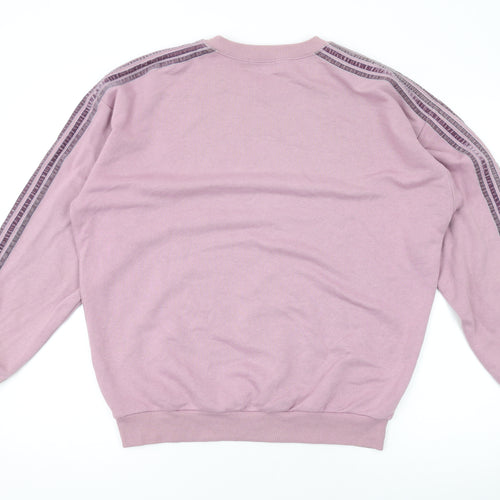 Pull&Bear Womens Purple Cotton Pullover Sweatshirt Size M Pullover