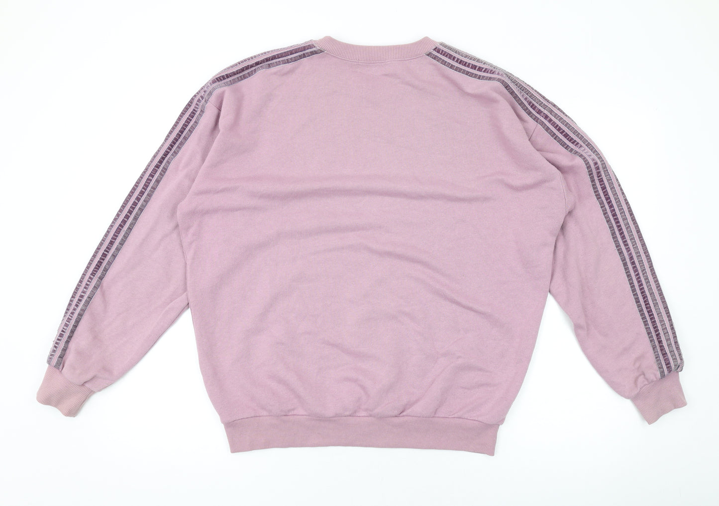 Pull&Bear Womens Purple Cotton Pullover Sweatshirt Size M Pullover