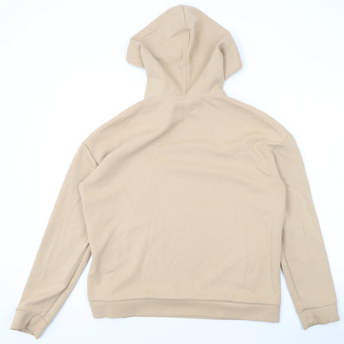 Stradivarius Womens Brown Cotton Pullover Hoodie Size M Pullover