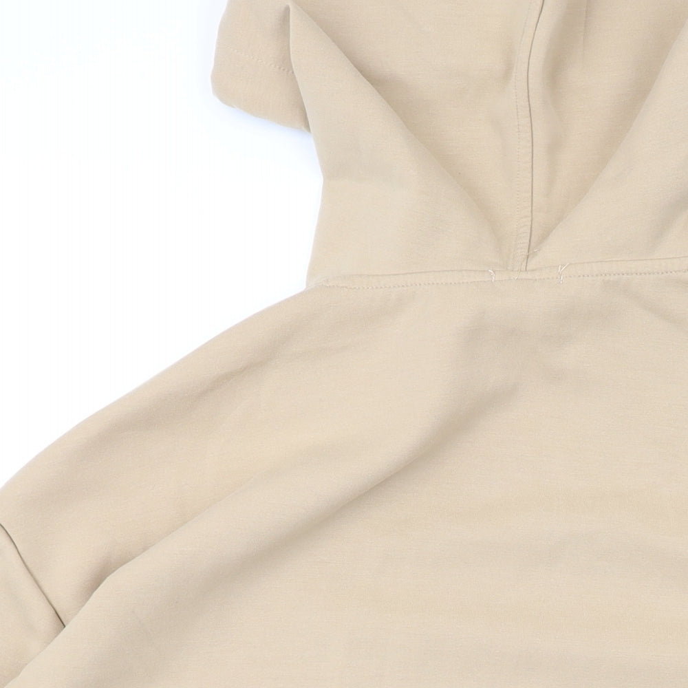Stradivarius Womens Brown Cotton Pullover Hoodie Size M Pullover