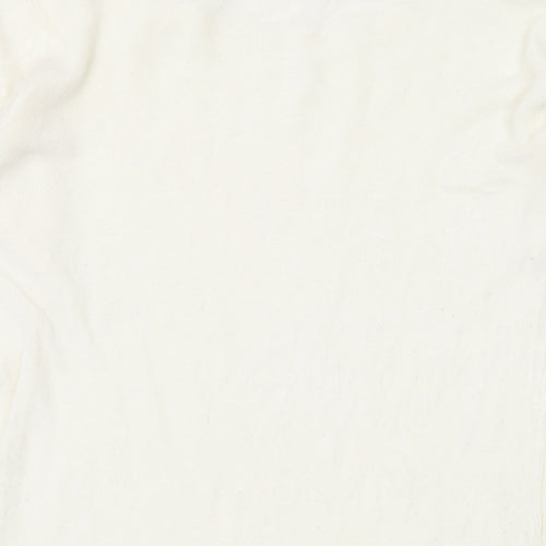 Dorothy Perkins Womens Ivory Round Neck Acrylic Pullover Jumper Size 10