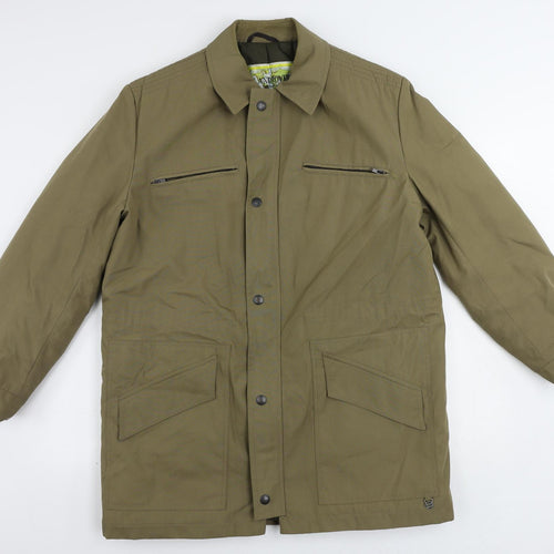 Land Rover Mens Green Jacket Size L Zip
