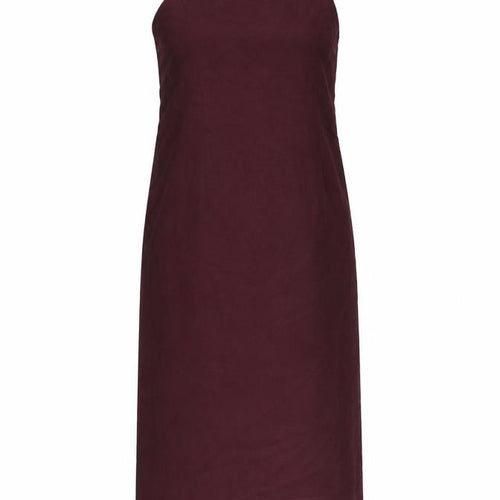 Dorothy Perkins Womens Purple Polyester Sheath Size 12 Square Neck Zip - Criss Cross Back