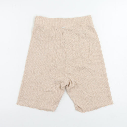 Gilly Hicks Womens Pink Polyester Basic Shorts Size S L8 in Regular - Elastic Waist