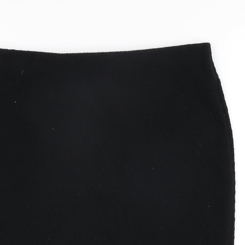 Marks and Spencer Womens Black Polyester Straight & Pencil Skirt Size 12