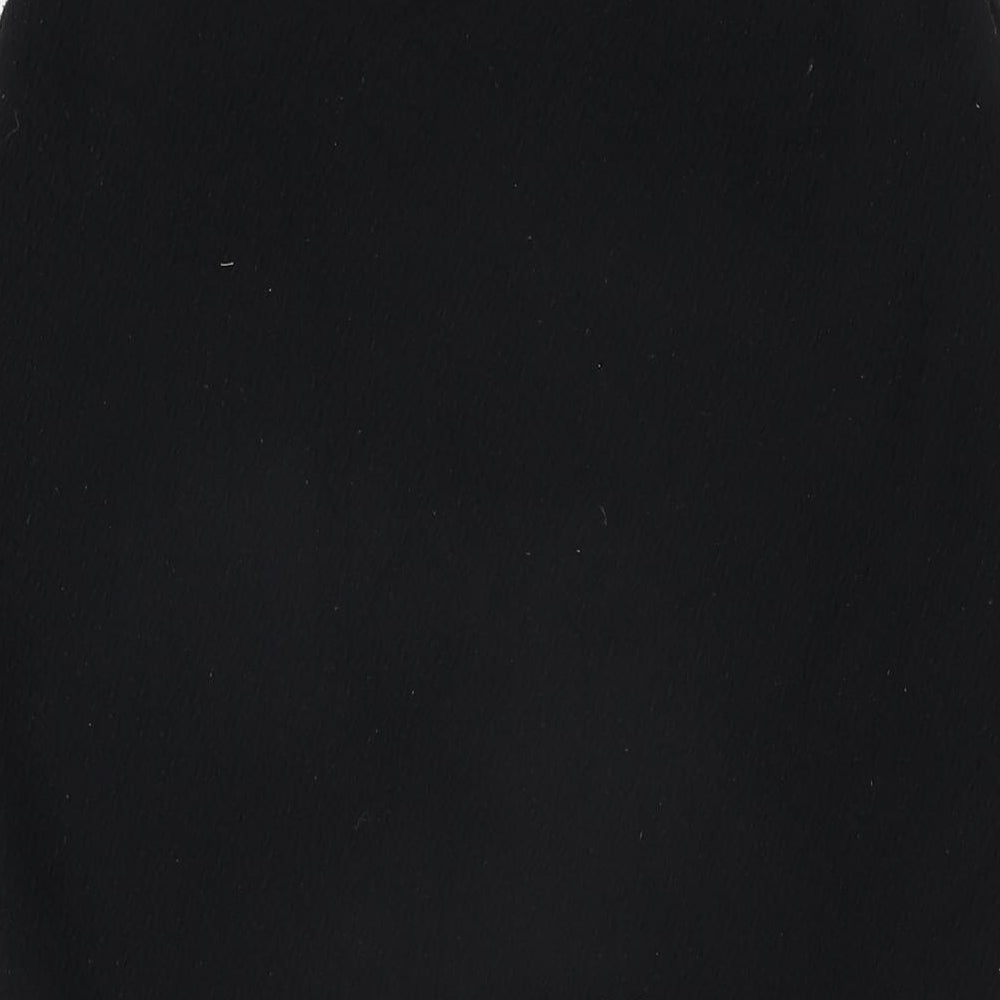 Marks and Spencer Womens Black Polyester Straight & Pencil Skirt Size 12