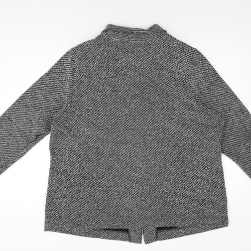 Ann Harvey Womens Grey Jacket Size 20 Zip