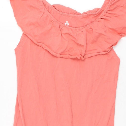Pepperts Girls Pink Cotton Playsuit One-Piece Size 10-11 Years L3 in Pullover