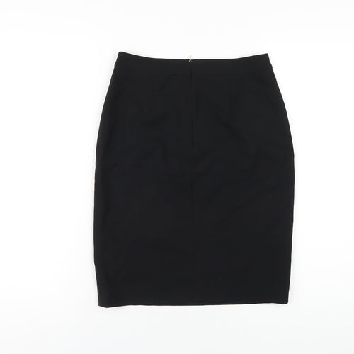 HUGO BOSS Womens Black Wool Straight & Pencil Skirt Size 6 Zip