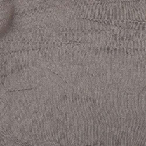Micha Womens Brown Scoop Neck Viscose Pullover Jumper Size XL