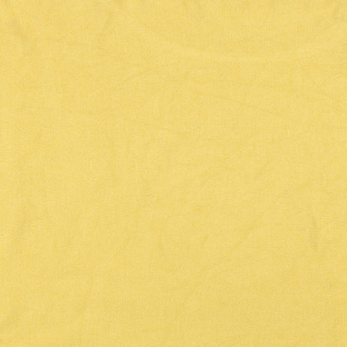 Paramour Womens Yellow Round Neck Viscose Pullover Jumper Size M