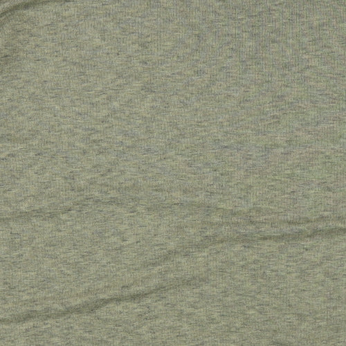 Topshop Womens Green Cotton Pullover Sweatshirt Size 12 Pullover