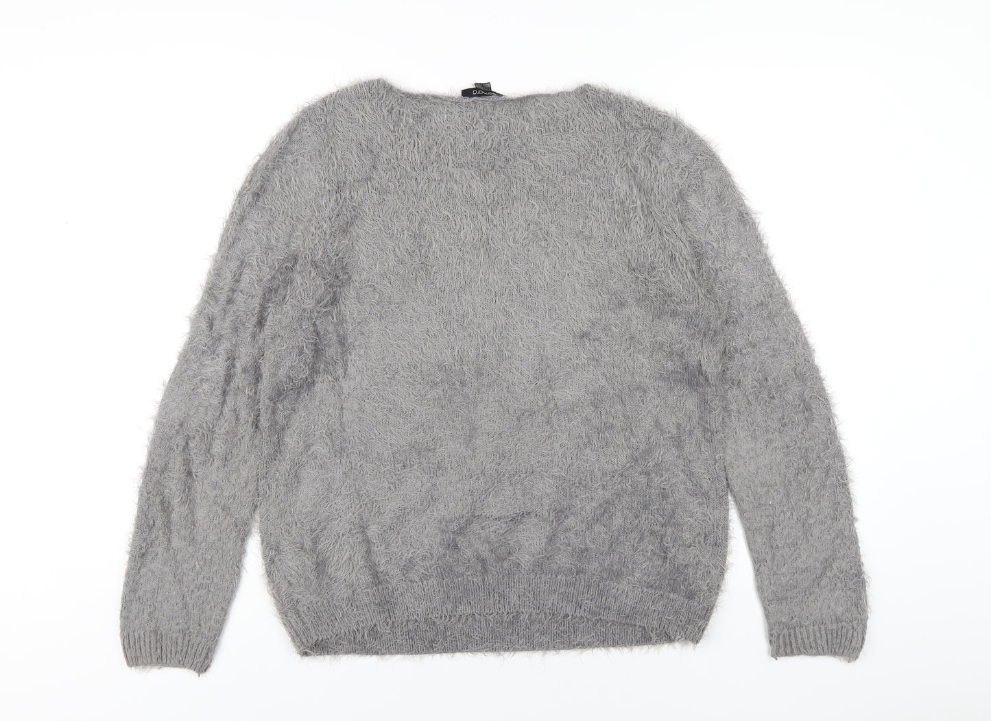 ESMARA Womens Green Round Neck Polyamide Pullover Jumper Size 14