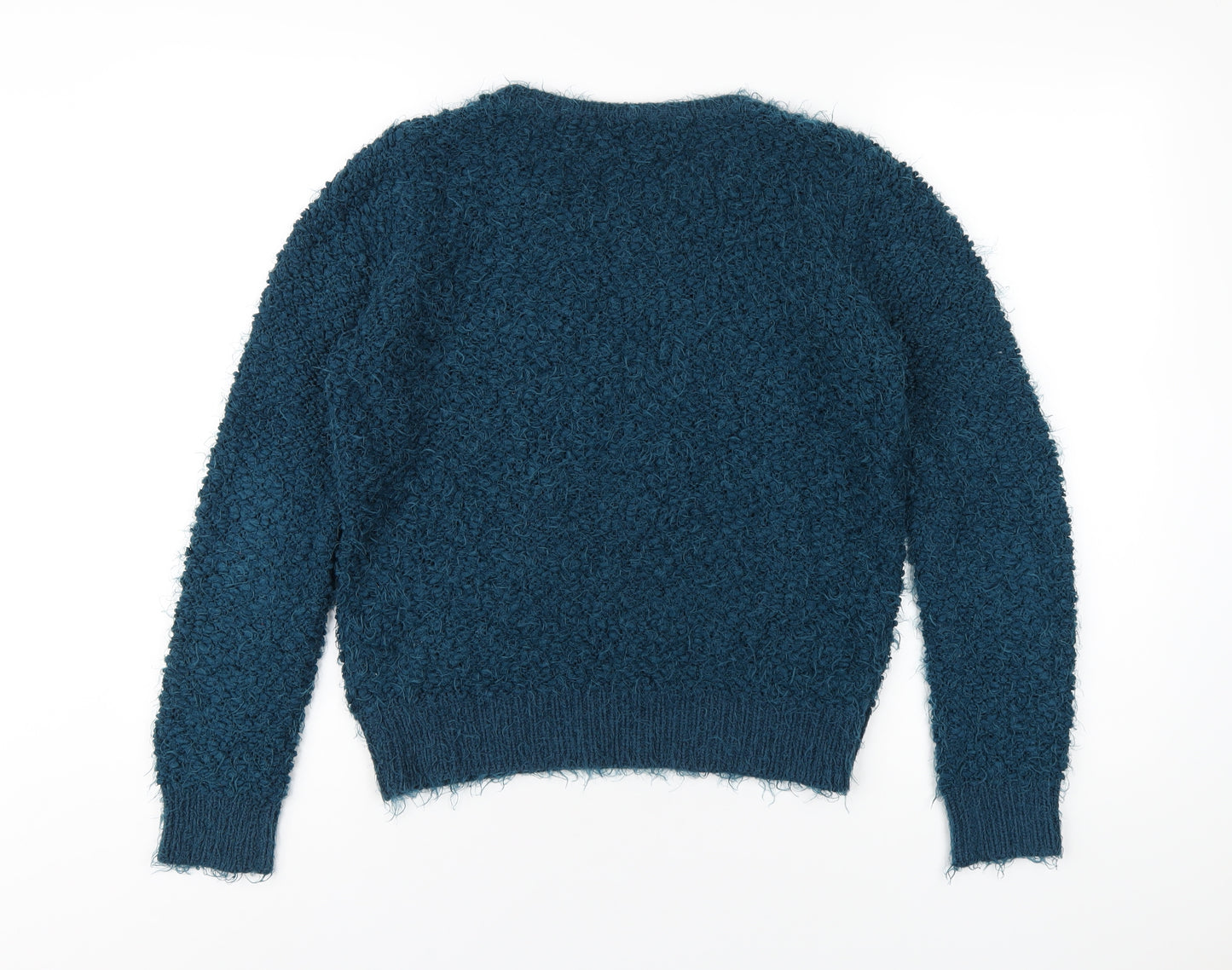 Dorothy Perkins Womens Blue Round Neck Polyester Pullover Jumper Size 12