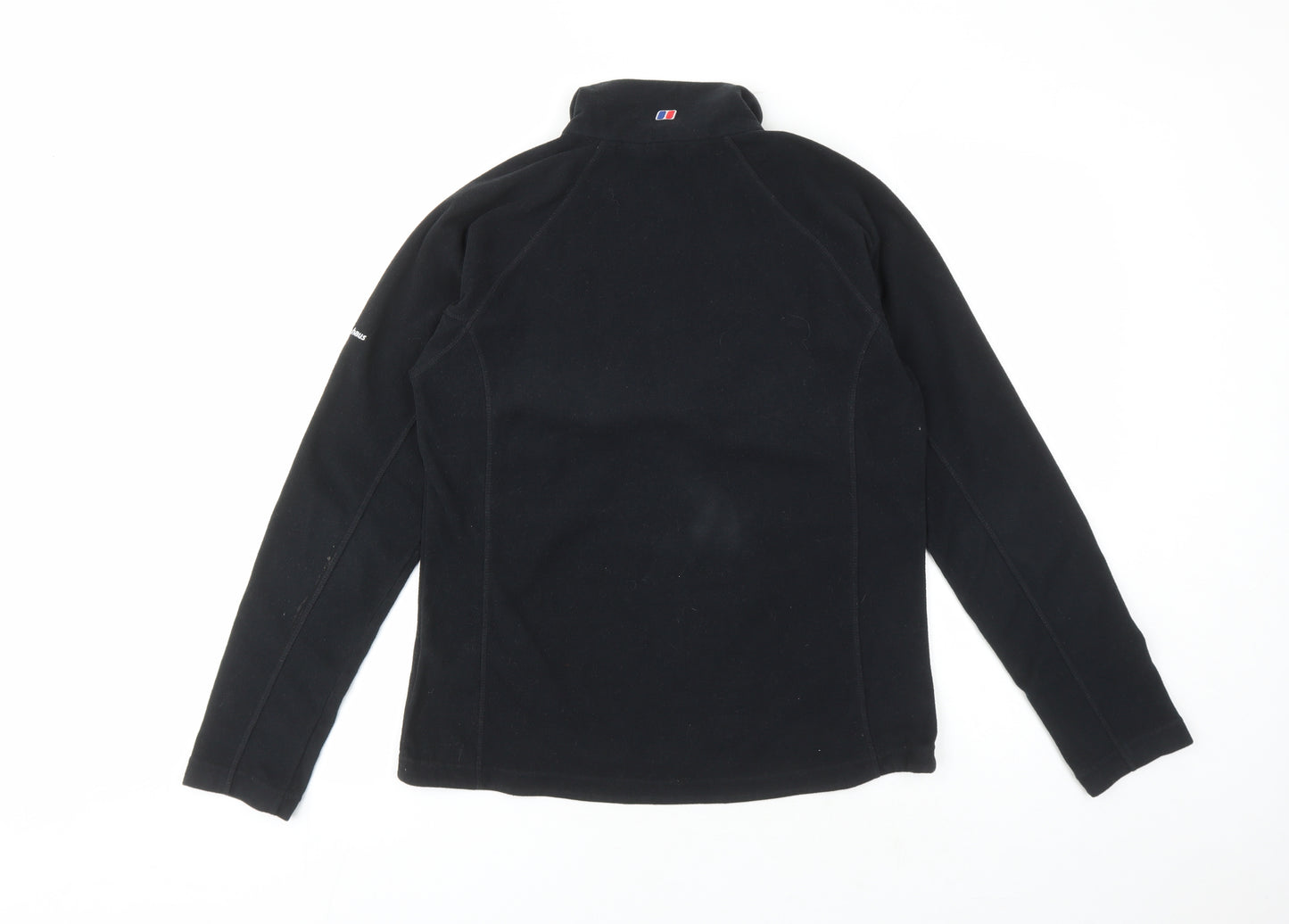 Berghaus Womens Black Polyester Pullover Sweatshirt Size 12 Zip