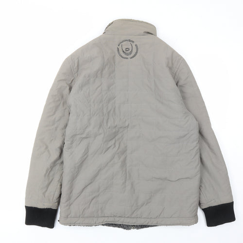 Duck and Cover Mens Grey Jacket Size M Zip - Estimated size M