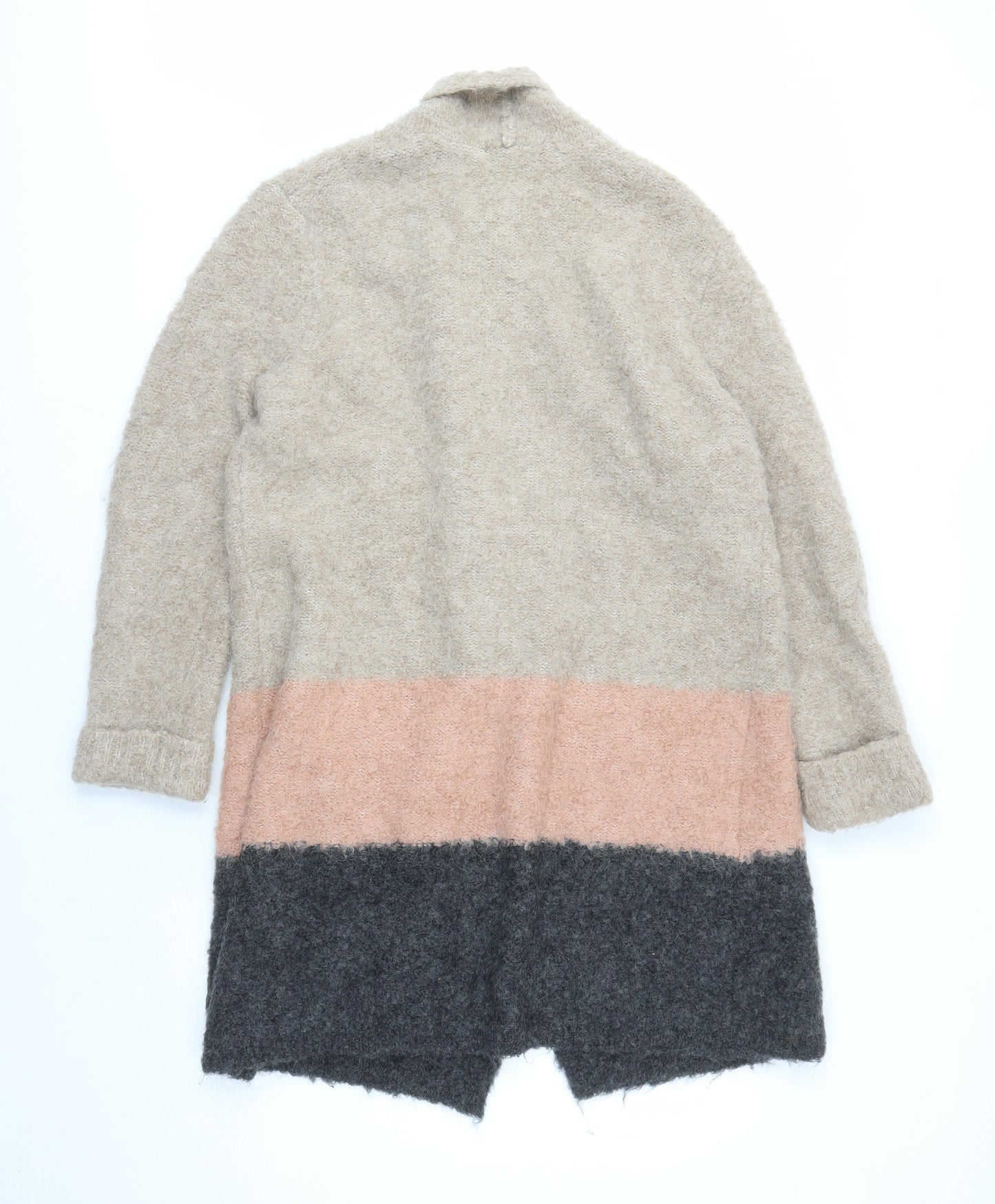 Amaryllis Womens Brown V-Neck Wool Cardigan Jumper Size XL