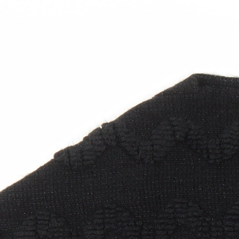 NEXT Womens Black Boat Neck Acrylic Cape Jumper Size L - Poncho Size L-XL